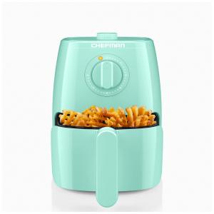 Fritadeira Elétrica AirFryer 1.9L com Temperatura Ajustável e Temporizador 110V 1000W, CHEFMAN RJ38 2LM V3 MINT, Verde Menta