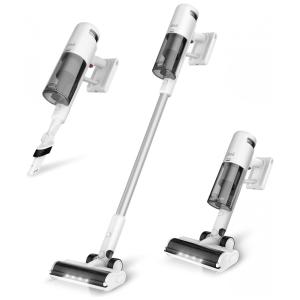 Aspirador de Pó Multifuncional INSE V120 sem Fio com Acessórios, Painel LED e Sucção Potente 30000PA, 110V 450W, Branco