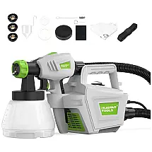Pistola de Pintura Pulverizadora SG800 1.3L com 4 Tamanhos de Pontas, HUEPAR TOOLS, Cinza