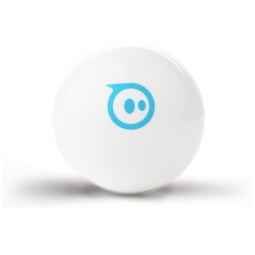 Robô Programável Sphero Mini Branco com Controle por App, LED Colorido, Sensores Giroscópio e Acelerômetro, Programação em Scratch