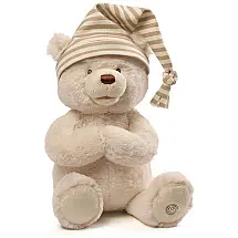 Pelúcia Urso de Oração para Crianças Maiores de 1 Ano, GUND 6049302, Marrom