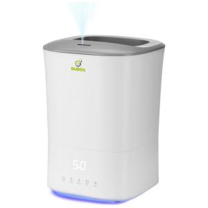 Umidificador Ultrassônico Portátil 5L, com Desligamento Automático, Silencioso, 110v, B BUBOS BU H0103, Branco