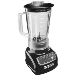 Liquidificador KitchenAid 5 velocidades Blender com 1.66 Litros BPA Free Pitcher Onyx Black 110V