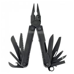 Alicate Multifuncional 17 em 1, Aço Inoxidável com Estojo de Nylon, LEATHERMAN, Preto