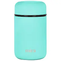 MIRA Frasco Térmico para Alimentos 400mL em Aço Inoxidável com Vedação a Vácuo, Azul Petróleo