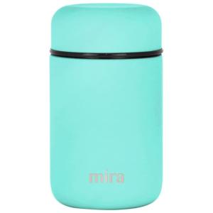 MIRA Frasco Térmico para Alimentos 400mL em Aço Inoxidável com Vedação a Vácuo, Azul Petróleo