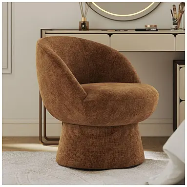 Poltrona Giratória 360° Hyfirm Chenille