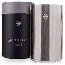 Porta Garrafa Térmico para Vinho em Aço Inoxidável com Isolamento a Vácuo, GENTLEMEN CHILL GC 001, Prateado