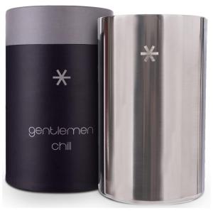 Porta Garrafa Térmico para Vinho em Aço Inoxidável com Isolamento a Vácuo, GENTLEMEN CHILL GC 001, Prateado