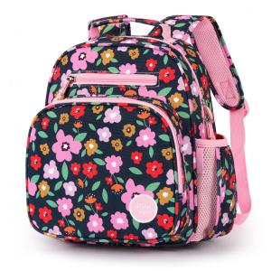 Mochila infantil floral mibasies 7L para meninas 2 a 4 anos 30 cm