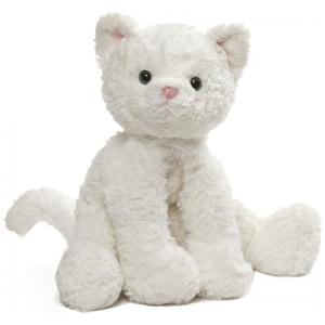 Pelúcia Gato para Crianças Maiores de 1 Ano, GUND 6049947, Branco
