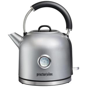 Chaleira Elétrica 1.7L, Aço Inoxidável, 1500W, 110v, PROCTOR SILEX 41035, Prateado