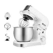 Batedeira Elétrica de Bancada 3 Litros com 6 Velocidades 300W Branca, 110v, KITCHEN IN THE BOX, Branco