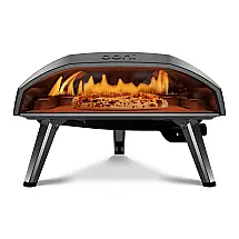 Forno de Pizza Ooni Koda 16 a Gás Natural Preto Pedra Refratária 500°C Portátil Externo 40 cm
