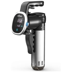 Termocirculador Sous Vide Fogão, 850 Watts, 120V, Aço Inoxidável, WANCLE SVC001, Preto
