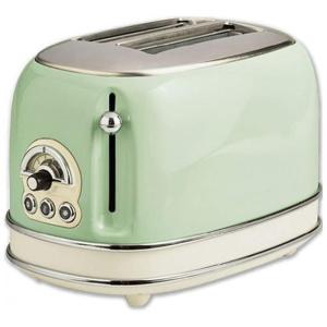 Torradeira Elétrica Retrô 2 Fatias 6 Níveis de Tons, 680W, 220v, HANZENI, Verde