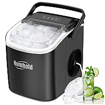 Máquina de Gelo até 11 kg em 24H Portátil, 110W, 110v, HUMHOLD, Preto