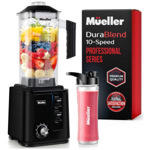 Liquidificador Profissional de Bancada 2.1L, 10 Velocidades, 110v, MUELLER HOME CB 560, Preto