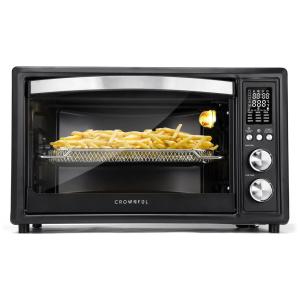 Forno Elétrico de Bancada de 32L com Painel LCD, 1800W, 110v, CROWNFUL CF AF30LBLK 1, Preto