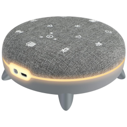 Máquina de Ruído para Dormir, 7 Sons com Luz Ambiente Programável, 110v, IHOVEN, Cinza