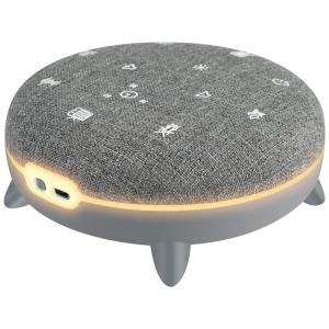 Máquina de Ruído para Dormir, 7 Sons com Luz Ambiente Programável, 110v, IHOVEN, Cinza