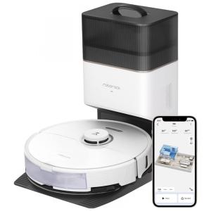 Aspirador de Pó Robô com Mapeamento Multinível e Sucção Forte 6000PA, 110V, roborock S8, Branco