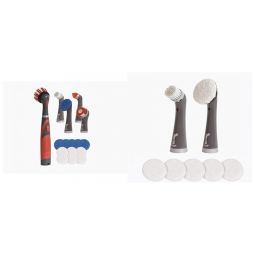 Kit Escova de Limpeza Elétrica Multiuso sem Fio, 26 Peças, Rubbermaid