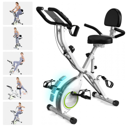 Bicicletas dobráveis ​​de bicicleta estacionária para casa. 5 em 1 bicicleta de treino interna. Bicicleta de ciclismo