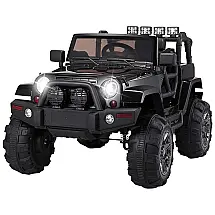 Carro, Carrinho Elétrico 2 Assentos 12V, com Luzes de LED e Controle Remoto, TOBBI, Vermelho