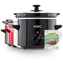 Panela Elétrica Multifuncional 1.8L, Aço Inoxidável, 150W, 110v, KOOC, Preto