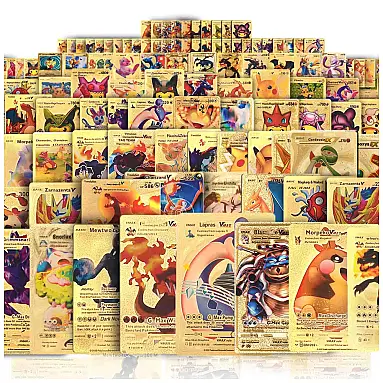 Baralho 55 PCS Gold Cards