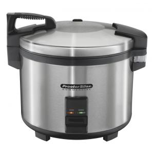 Panela de Arroz Elétrica 14L Multifuncional com Desligamento Automático, 1550W, 110v, HAMILTON BEACH 37560R, Prateado
