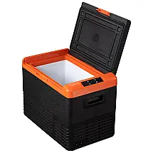 VzTrip CL40 Geladeira, Cooler Portátil Automotivo 40L, c, Controle de Temperatura, 45W, 12V, Preto