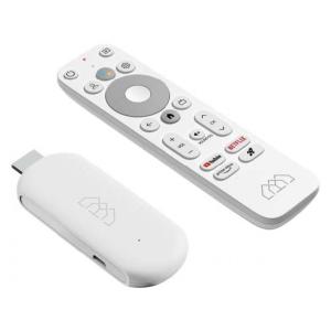 Dongle de streaming XGIMI branco 4K Android TV com saída HDMI 4K 60Hz