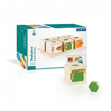 Brinquedo educativo Guidecraft Peekaboo Lock