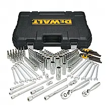 DEWALT DWMT72164 Kit Ferramentas 156 Peças com Maleta, Prata