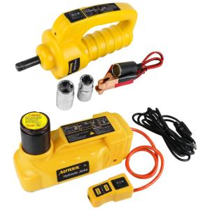 Macaco Elétrico Automotivo 12V para carro de 5 toneladas Para Sedans SUV Kit Ferramentas, AUTOOL, Amarelo