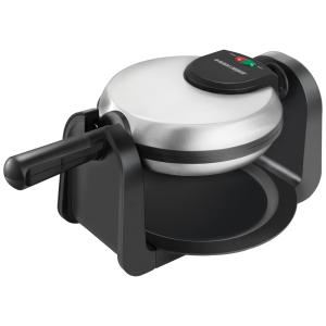 Máquina de Waffle, Aço Inox, 800W, 110v, BLACKDECKER WM1404S, Prateado