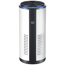 Mini Purificador de Ar Automático com Filtro HEPA, Área de 20 m2, com LED, 8W, 110v, NOASAGE, Cinza