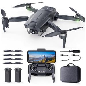 Drone com Câmera 4K UHD - F7MINI, 60 Minutos de Voo, Retorno Automático, Siga-me e Voo de Ponto de Passagem, Bwine, Cinza