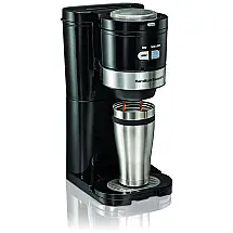 Cafeteira Elétrica Programável, Moer e preparar um único serviço, HAMILTON BEACH 49989