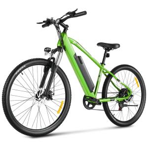 Bicicleta Elétrica Motorizada 21 Velocidades e 3 Modos, 250W, Preta