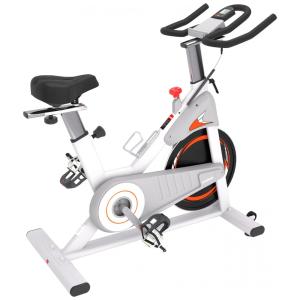 Bicicleta Ergométrica com Assento e Guiador Ajustáveis, Branca, ADVENOR, Branco