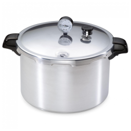 Panela de Pressão em Alumínio 15,1L com Manômetro de Pressão, 110V 1000W, Presto 01755, Prata