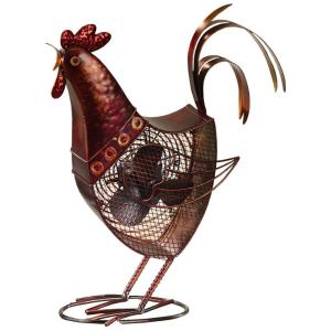 Ventilador de Mesa Decorativo com 2 Velocidades Galo, 110V, DECO BREEZE DBF0360, Marrom