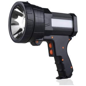 Lanterna 6000LM com Tripé Dobravél, YIERBLUE YB 953, Preto