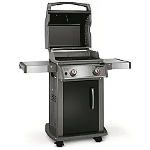 Churrasqueira a Gás, portátil, com 2 queimadores, preto, WEBER 46110001, Preto