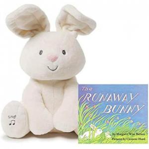 Pelúcia Coelha Flora, GUND, Branco