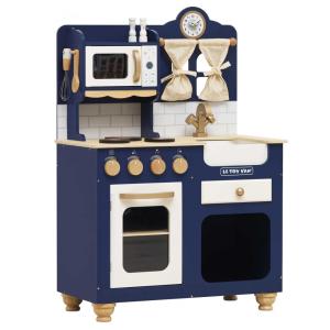 Cozinha Deluxe de Madeira Premium Para Crianças a Partir de 3 Anos, Le Toy Van, Azul