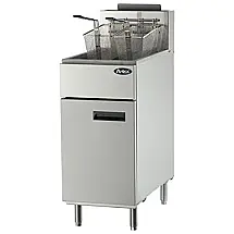 Fritadeira a Gás Profissional para até 20 KG, Aço Inoxidável, Atosa USA ATFS 40